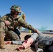 136th Maintenance Squadron Citizen Airman provides medical support during simulated crisis response