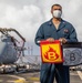 USS Milwaukee Conducts Flight Deck Firefighting Drill