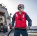USS Milwaukee Conducts Flight Deck Firefighting Drill