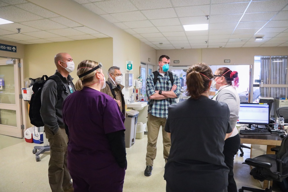 Air Force Medical Team Integrate with Hospital Staff in Bangor