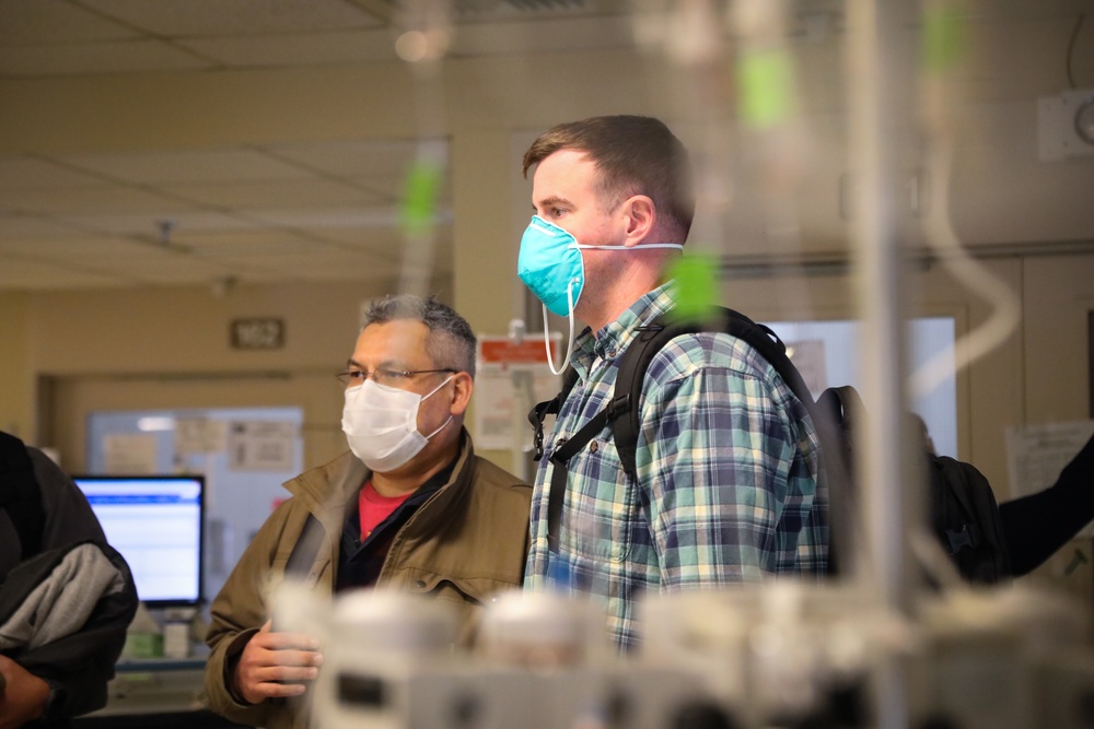 Air Force Medical Team Integrate with Hospital Staff in Bangor