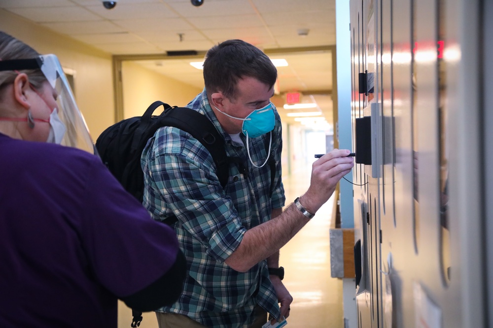 Air Force Medical Team Integrate with Hospital Staff in Bangor