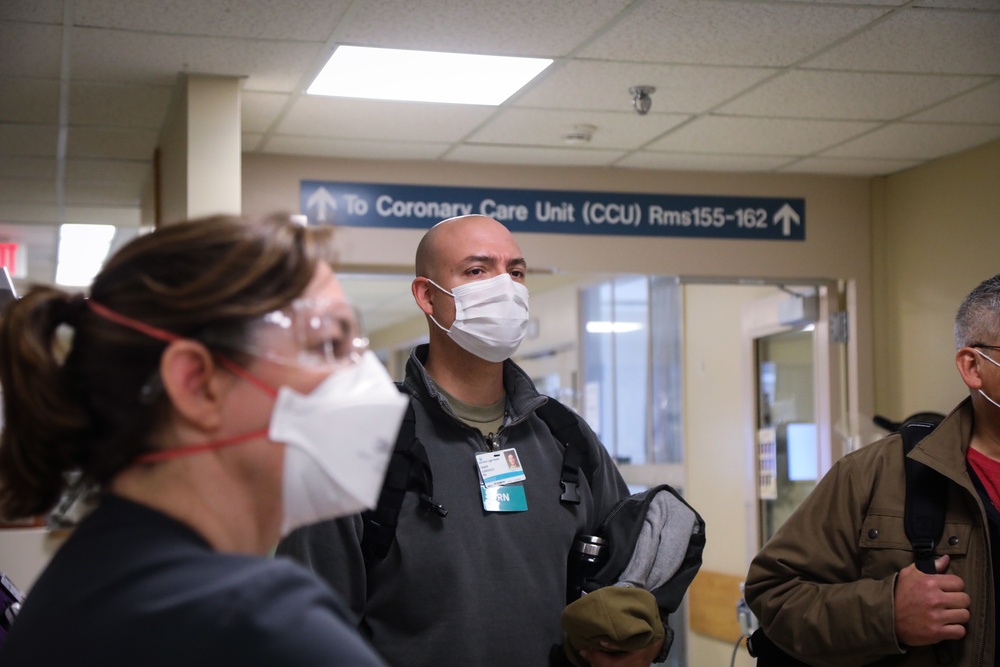 Air Force Medical Team Integrate with Hospital Staff in Bangor