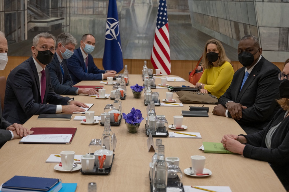 Secretary Austin Attends NATO Defense Ministerial Meetings