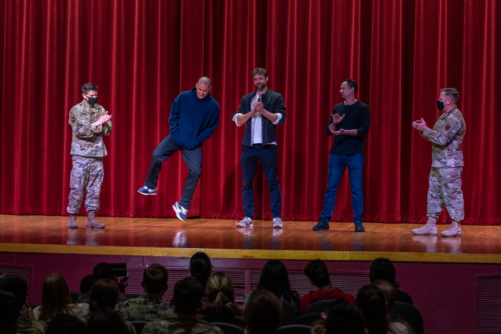 Upcoming movie &quot;Dog&quot; promoted at JBSA