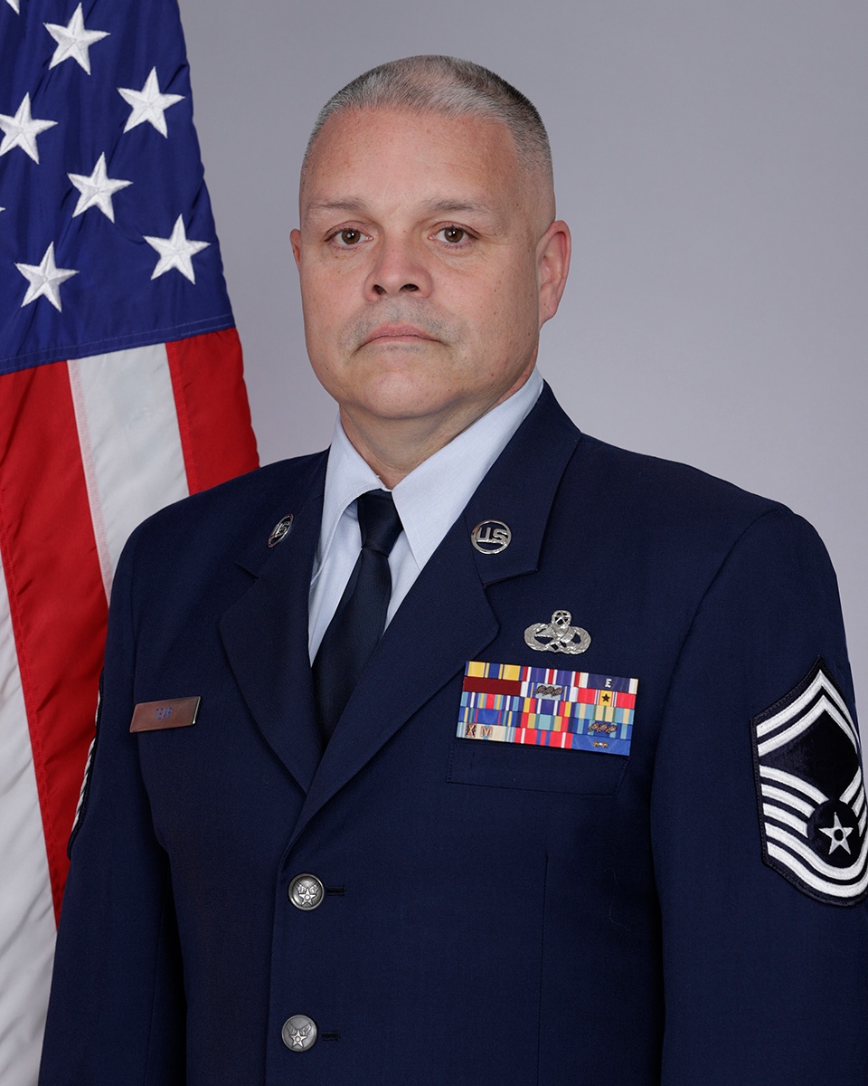 SMSgt Christopher Tear official portrait