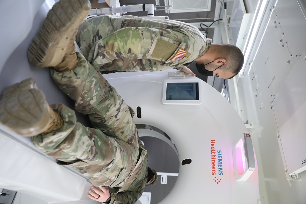 14th Field Hospital fields new CT machine