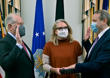 assistant secretary of the Air Force Andrew Hunter ceremonial swearing-in ceremony