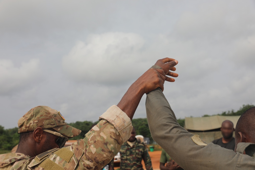 U.S and Côte d'Ivoire special forces conduct TCCC training