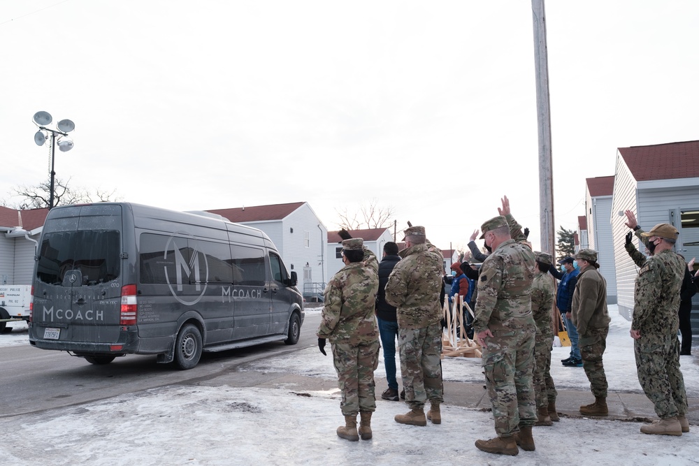 Last Afghan Family Departs Fort McCoy