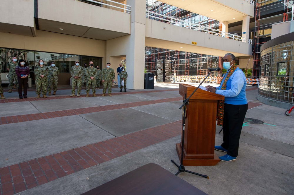 Black History Month Celebration on Board NMRTC San Diego