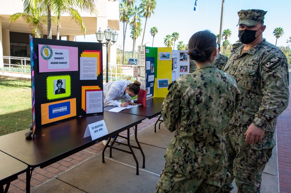 Black History Month Celebration on Board NMRTC San Diego