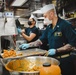 USS Momsen Sailors Serve Food