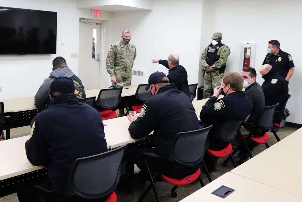 Fort McCoy Garrison leaders thank Directorate of Emergency Services team