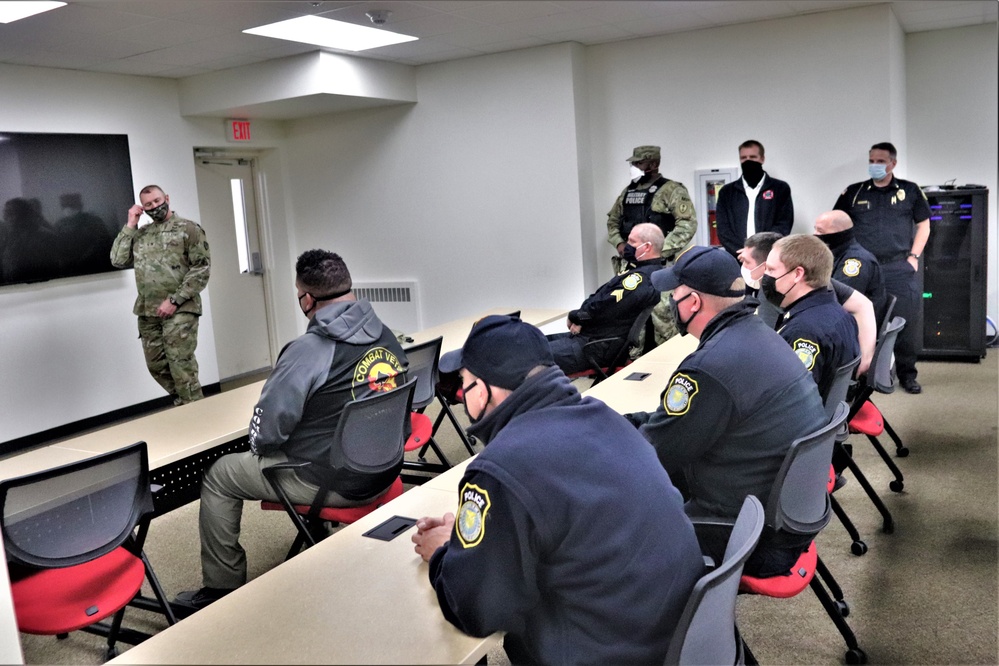 Fort McCoy Garrison leaders thank Directorate of Emergency Services team