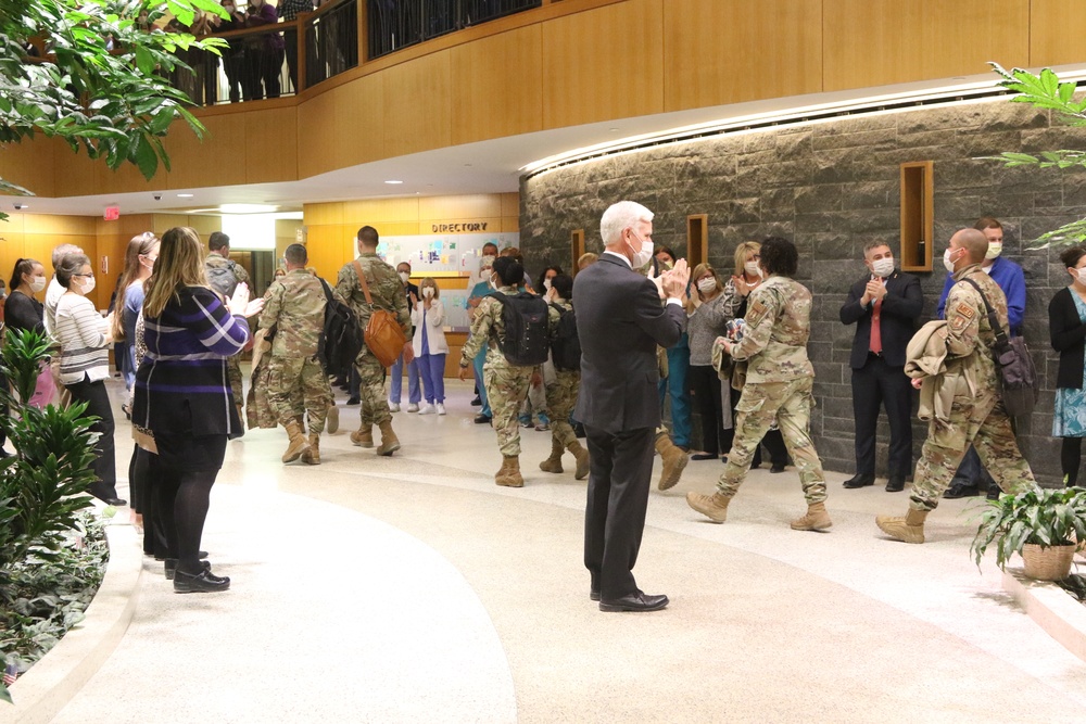 Military Medical Team Welcomed to Eastern Maine Medical Center