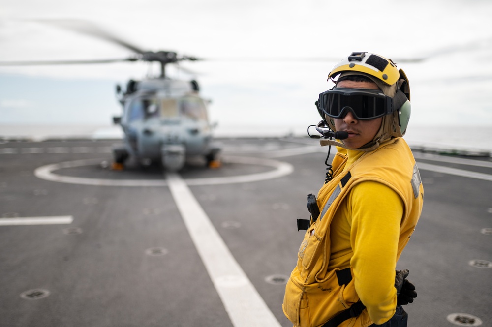 USS Tulsa Flight Operations