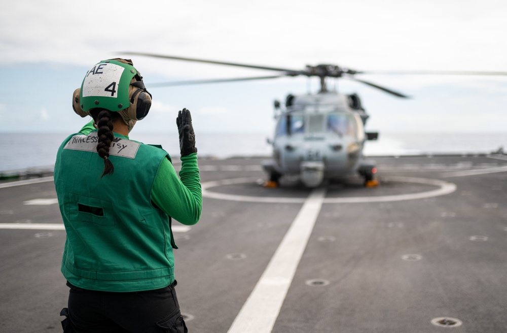 USS Tulsa Flight Operations