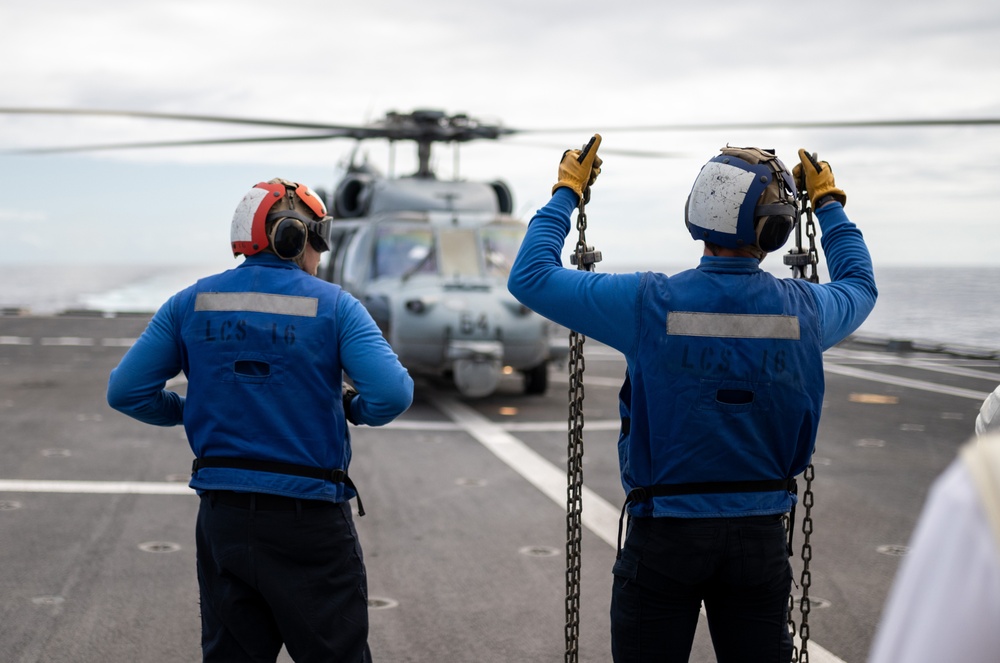 USS Tulsa Flight Operations