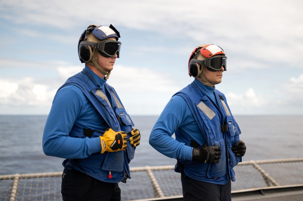 USS Tulsa Flight Operations