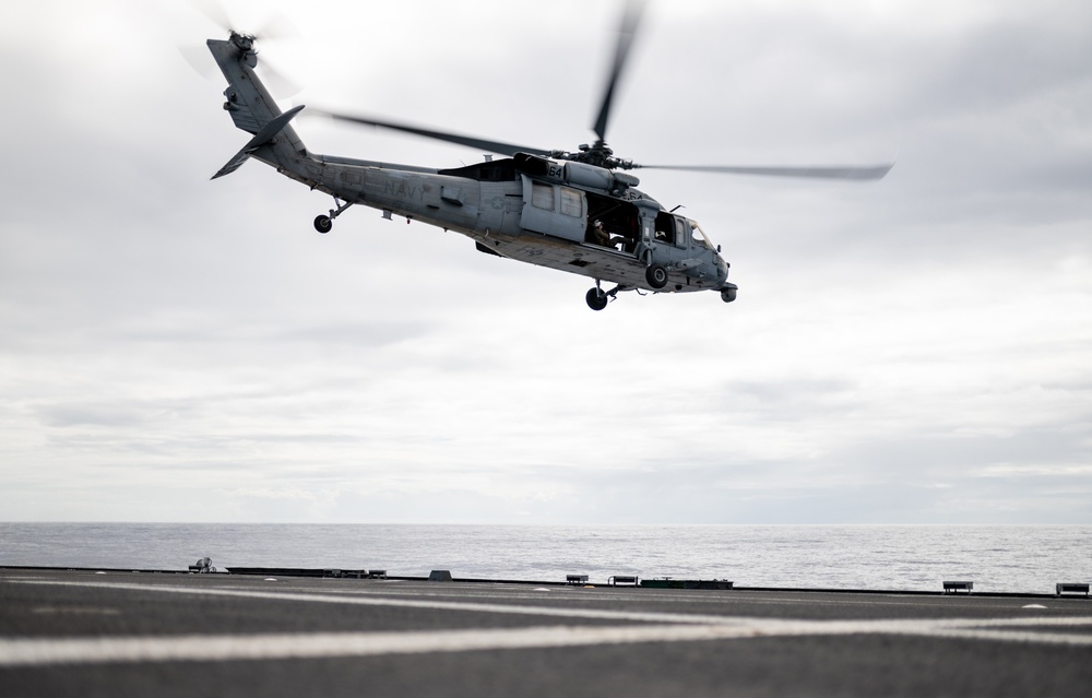 USS Tulsa Flight Operations