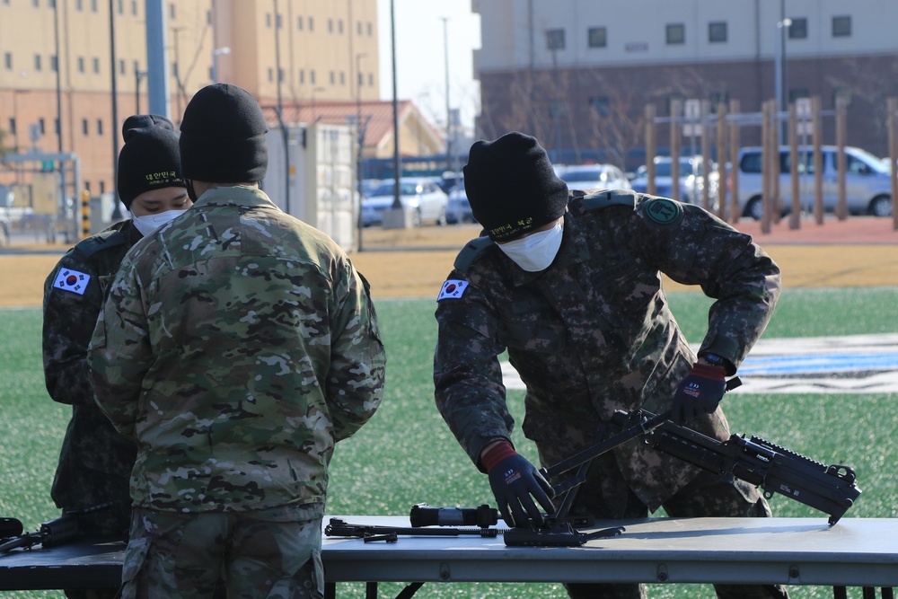 2ID Hosts Korean Military Academy Cadets to Train for Sandhurst Military Skill Competition