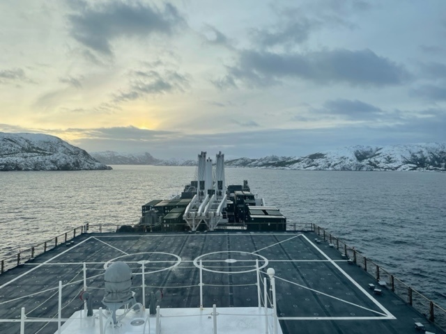 MSC Ship Arrives in Norway for Exercise Cold Response