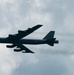 U.S. Air Force B-52 conducts flyover of the Singapore Airshow 2022