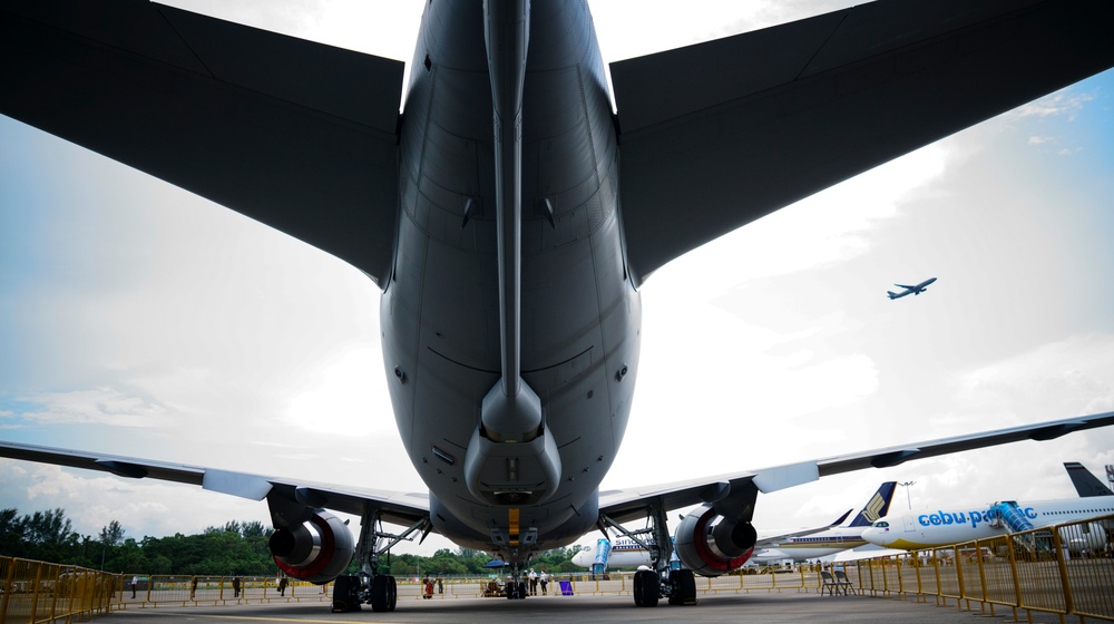 U.S. Air Force KC-46 showcased at Singapore Airshow 2022