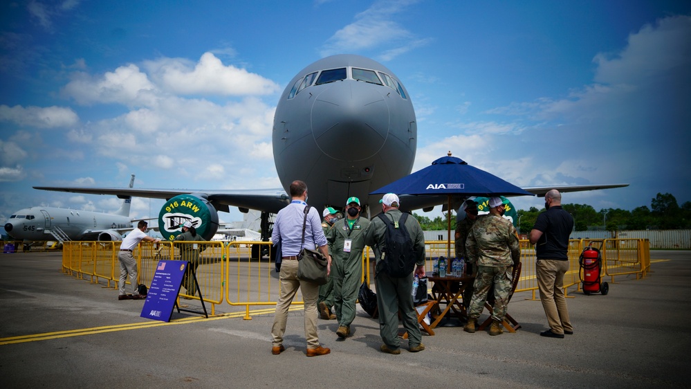 U.S. Air Force KC-46 showcased at Singapore Airshow 2022