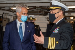 USS Ronald Reagan (CVN 76) Ambassador Emanuel Visit