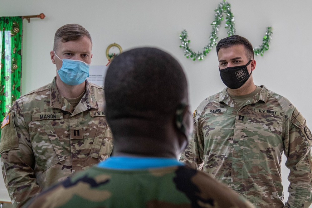 MING delegation visits 14 Military Hospital in Liberia