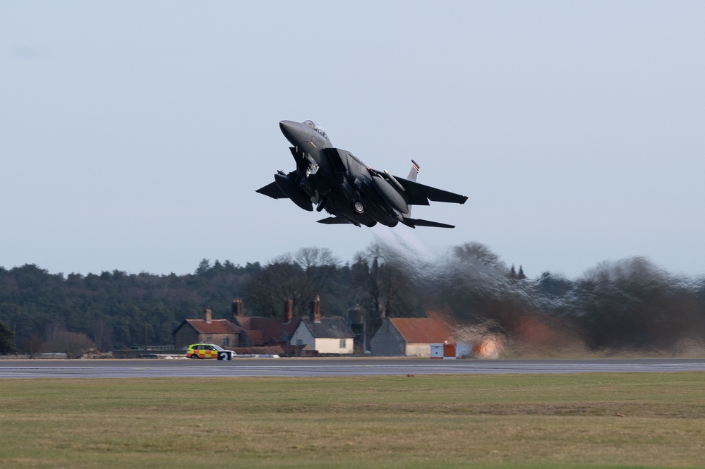 RAF Lakenheath conducts routine sorties