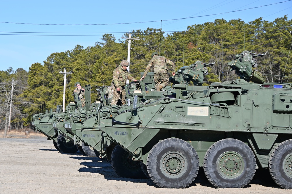 Fort Dix – 1st Battalion /111TH Infantry Regiment Crew Gunnery STRYKER