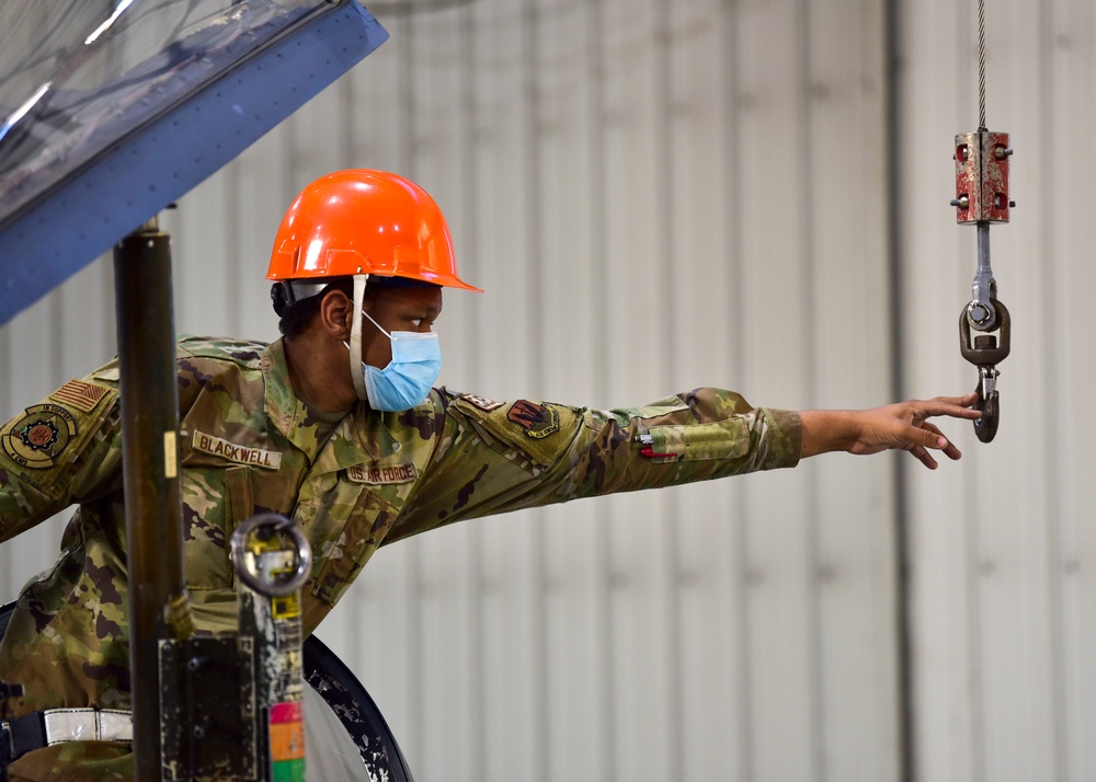 Egress, PHASE work on F-15E Strike Eagle