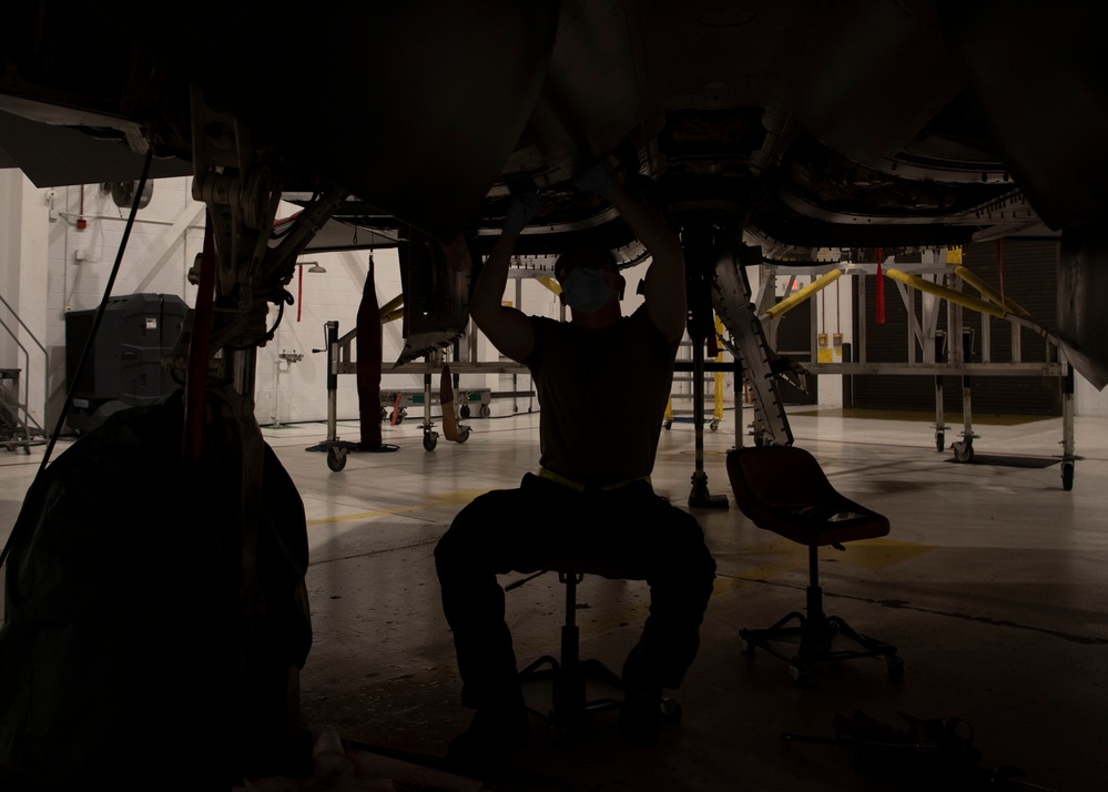 Egress, PHASE work on F-15E Strike Eagle