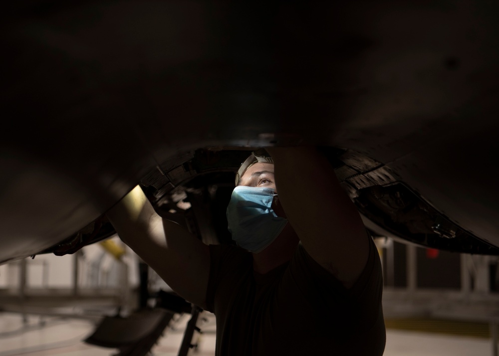 Egress, PHASE work on F-15E Strike Eagle