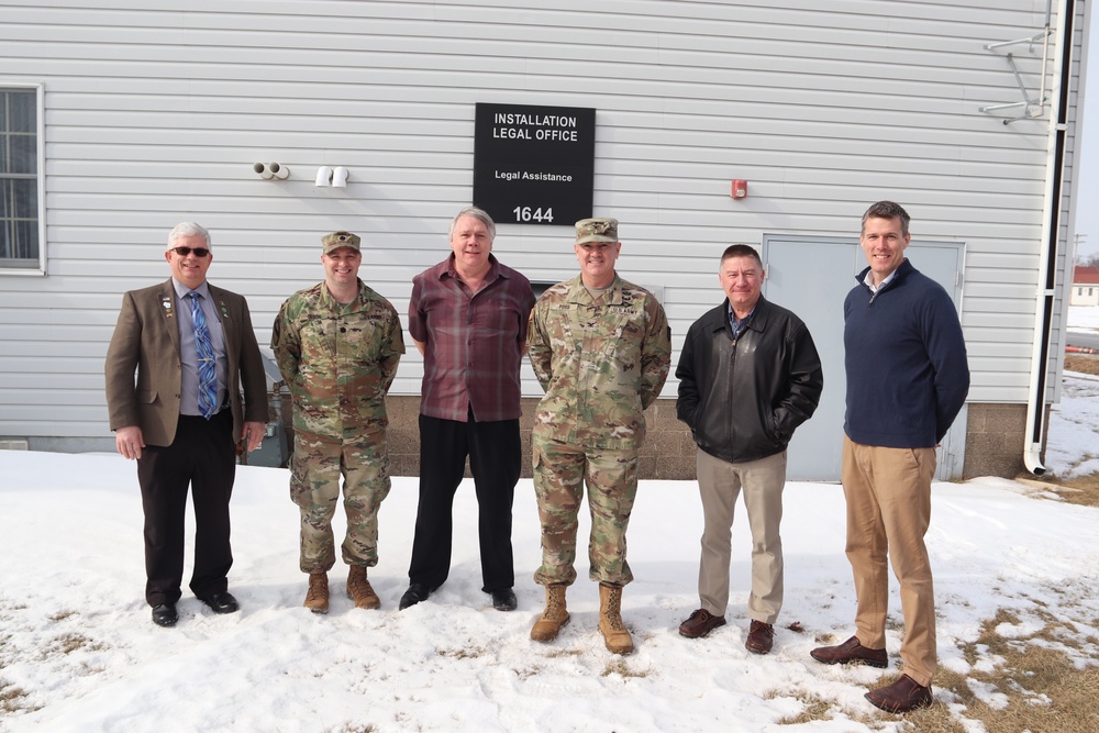 Fort McCoy Garrison leaders thank Installation Legal Office team for OAW support