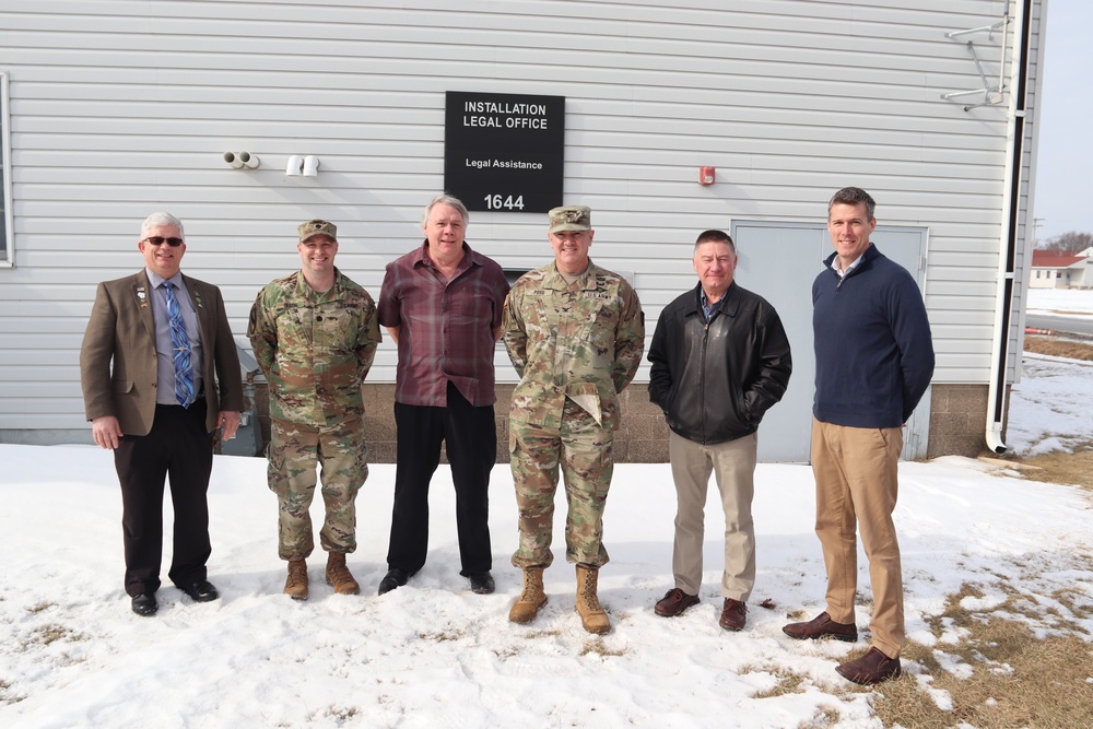 Fort McCoy Garrison leaders thank Installation Legal Office team for OAW support