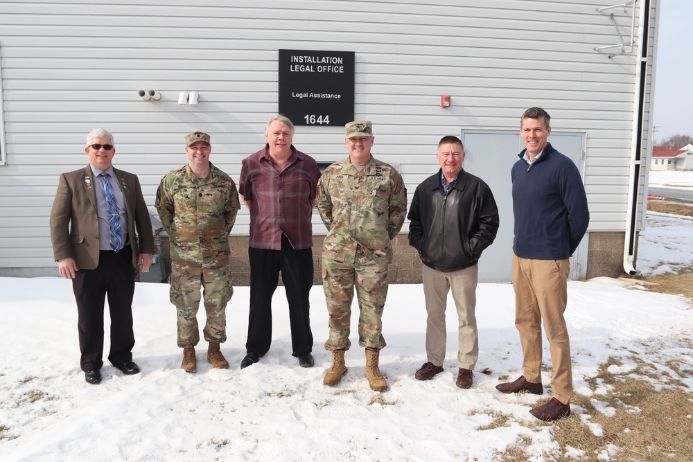 Fort McCoy Garrison leaders thank Installation Legal Office team for OAW support