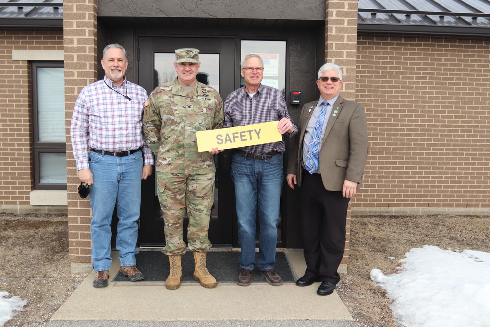 Fort McCoy Garrison leaders thank Installation Safety Office team for OAW support