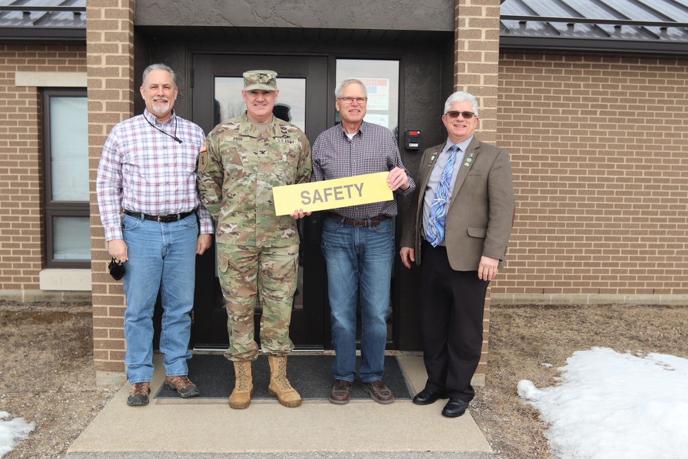 Fort McCoy Garrison leaders thank Installation Safety Office team for OAW support