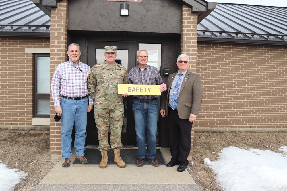 Fort McCoy Garrison leaders thank Installation Safety Office team for OAW support