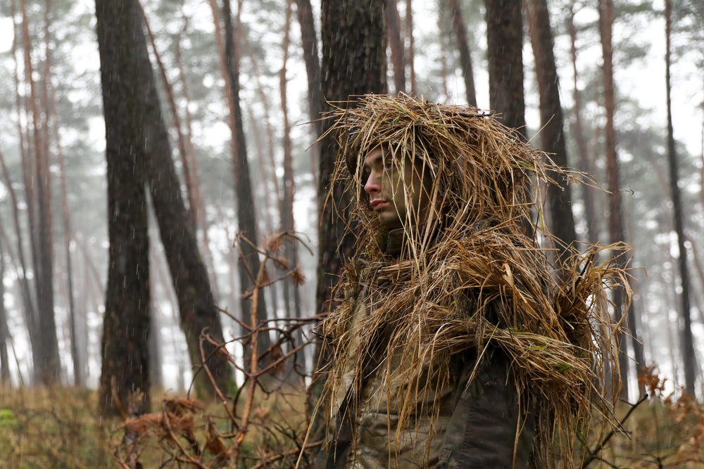 Snipers Conduct Stalking Training at DPTA, Poland