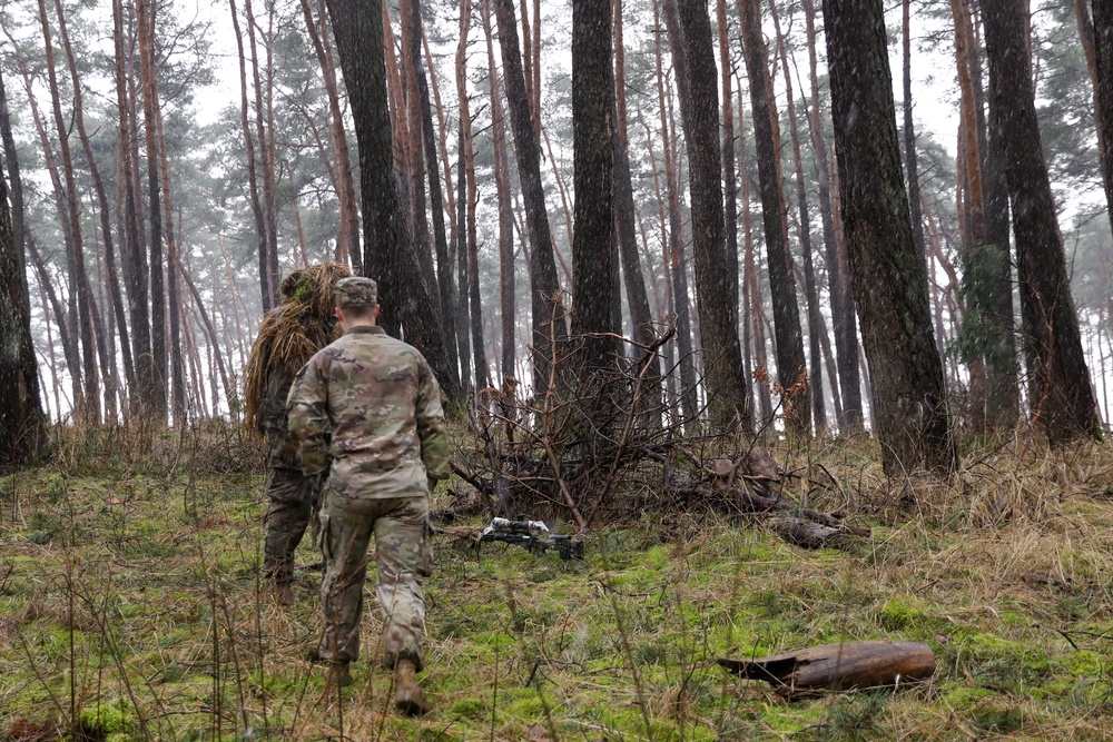 Snipers Conduct Stalking Training at DPTA, Poland