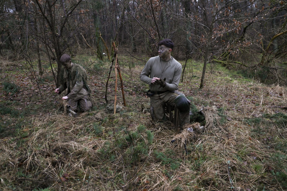 Snipers Conduct Stalking Training at DPTA, Poland