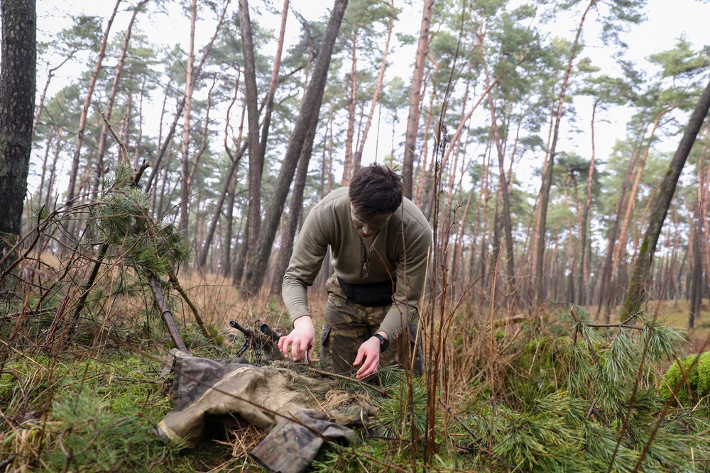 Snipers Conduct Stalking Training at DPTA, Poland