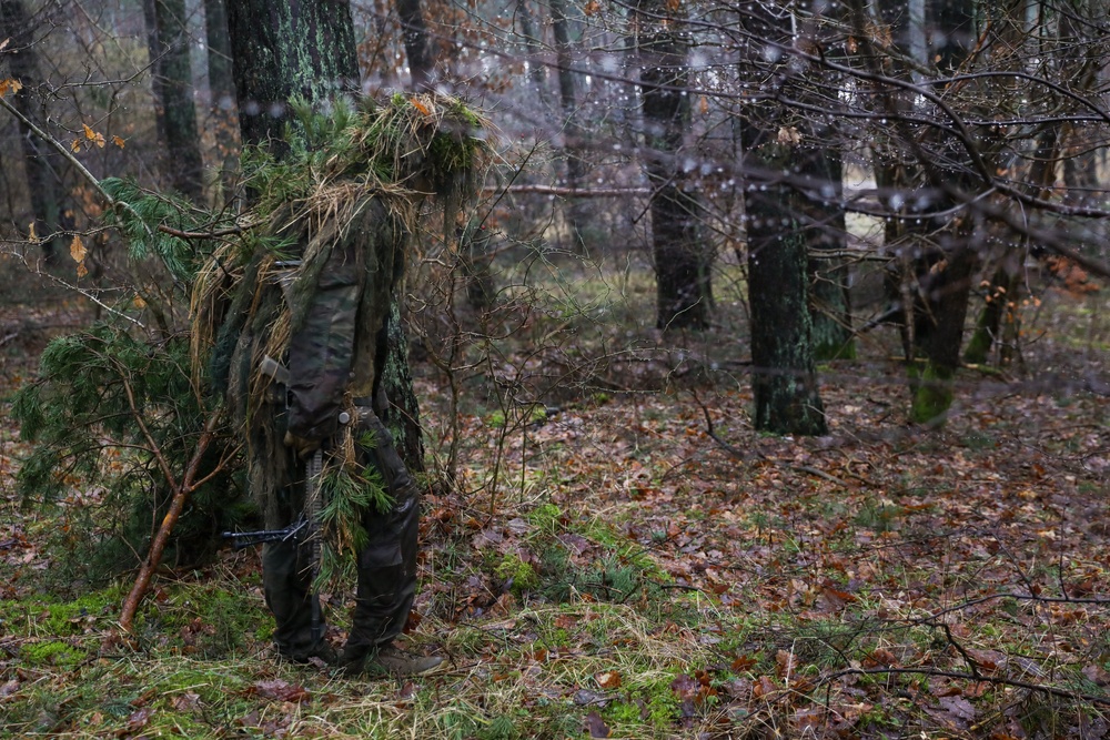 Snipers Conduct Stalking Training at DPTA, Poland