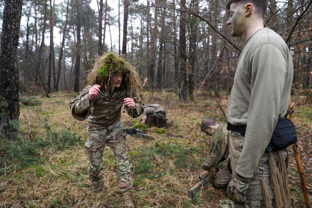 Snipers Conduct Stalking Training at DPTA, Poland