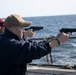 Sailor fires M9 Pistol